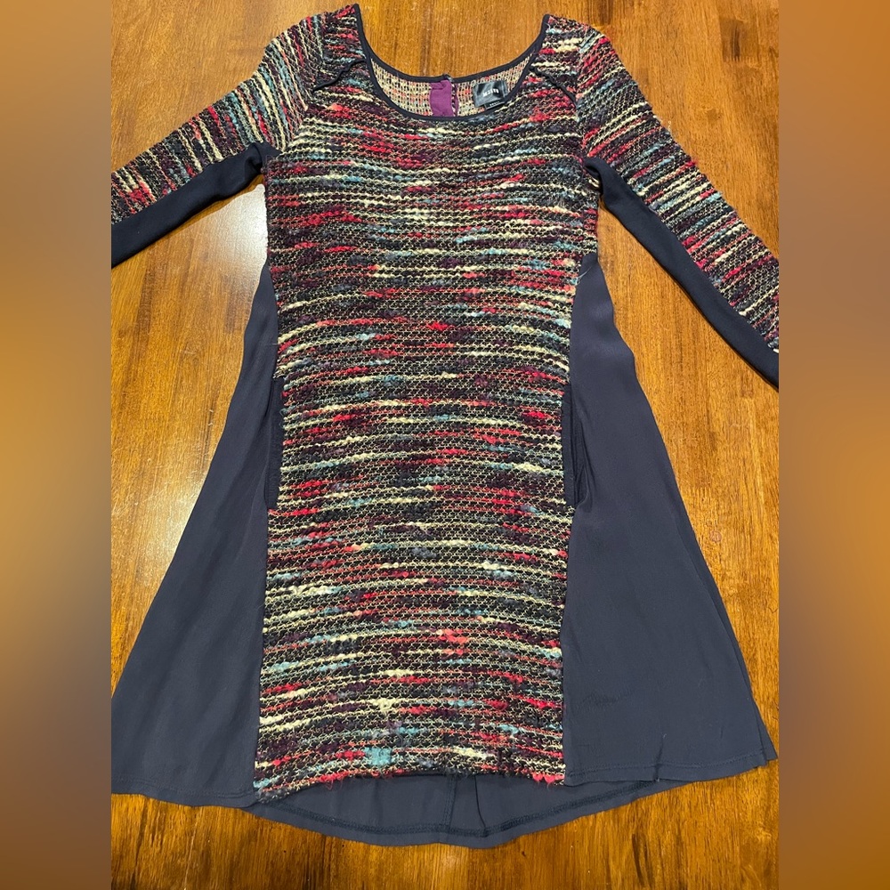 Maeve by Anthropologie Colorful Knit Dress w/pockets! Small